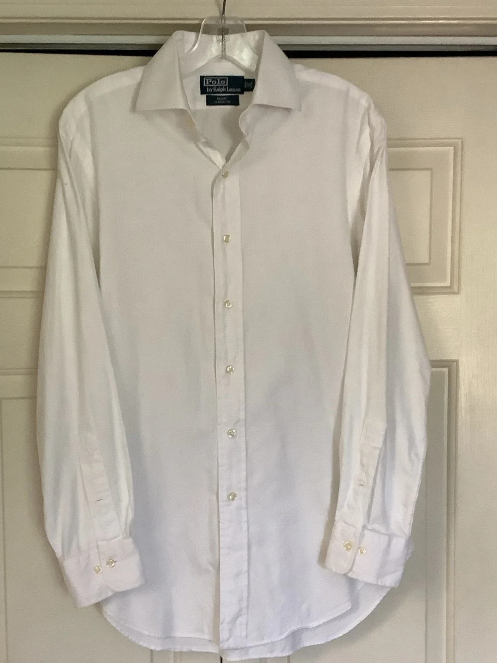 Polo by Ralph Lauren Men’s White Long-Sleeve Dress Shirt